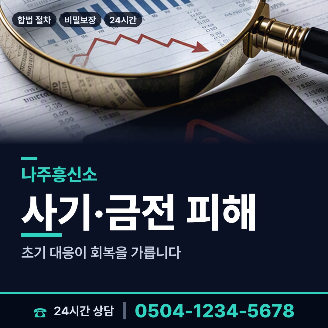 나주 노안면 주말조사 상담 안내